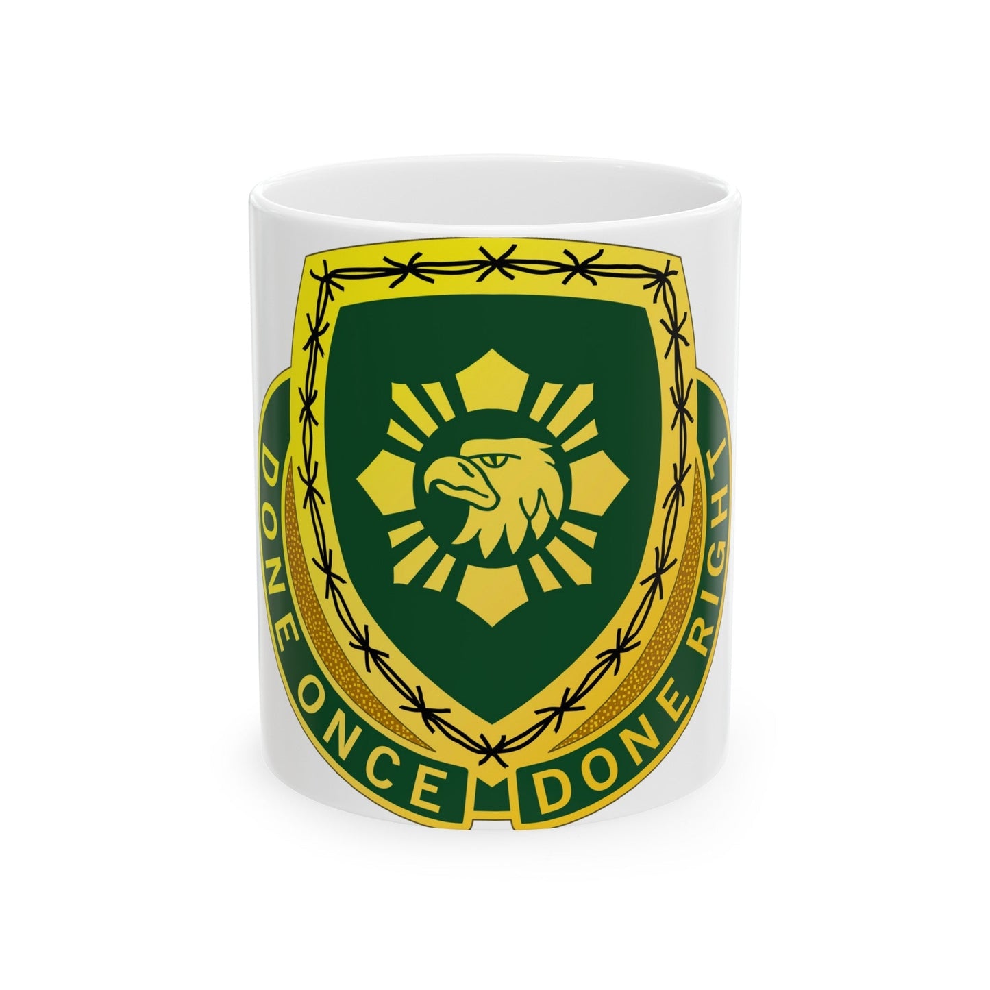 744 Military Police Battalion (U.S. Army) White Coffee Mug-11oz-The Sticker Space