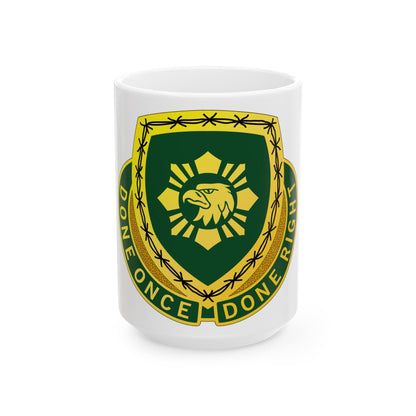 744 Military Police Battalion (U.S. Army) White Coffee Mug-15oz-The Sticker Space