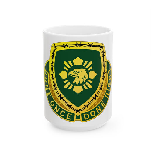 744 Military Police Battalion (U.S. Army) White Coffee Mug-15oz-The Sticker Space