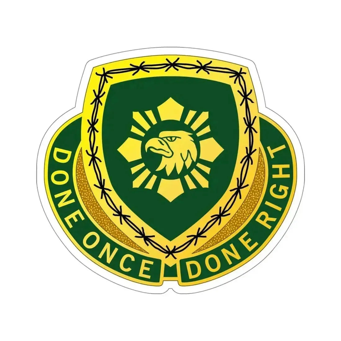 744 Military Police Battalion (U.S. Army) STICKER Vinyl Die-Cut Decal 5 Inch - The Sticker Space
