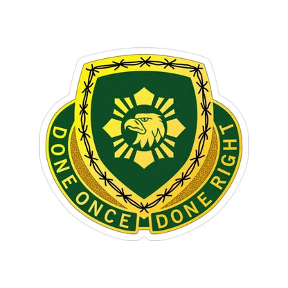 744 Military Police Battalion (U.S. Army) Transparent STICKER Die-Cut Vinyl Decal - The Sticker Space