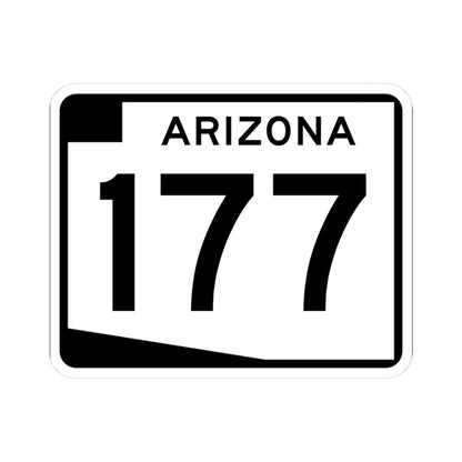 Arizona 177 (Arizona) (Road Sign) STICKER Vinyl Kiss-Cut Decal