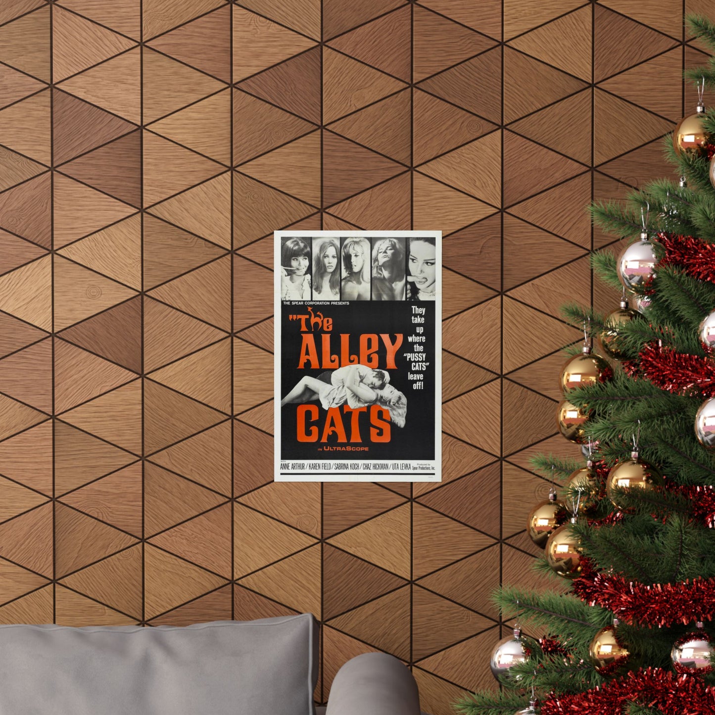 THE ALLEY CATS 1966 - Paper Movie Poster