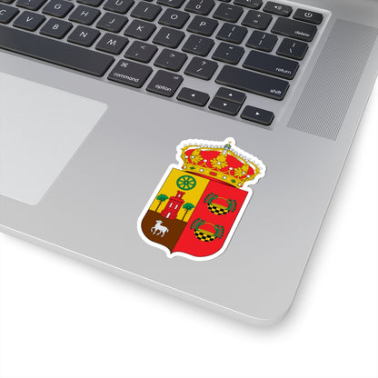 Escudo de Palacios de la Sierra (Spain) (Coat of Arms) STICKER Vinyl Kiss-Cut Decal