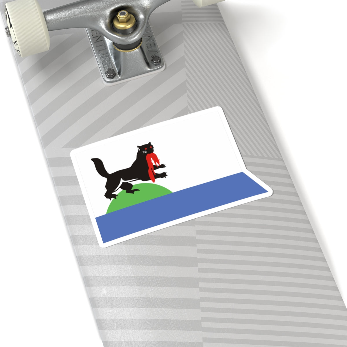 Flag of Irkutsk Irkutsk oblast (Russia) STICKER Vinyl Kiss-Cut Decal