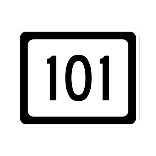 WV-101 (Virginia) (Road Sign) STICKER Vinyl Kiss-Cut Decal