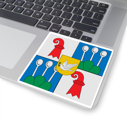 Flag of Kurt Koch (Switzerland) STICKER Vinyl Kiss-Cut Decal