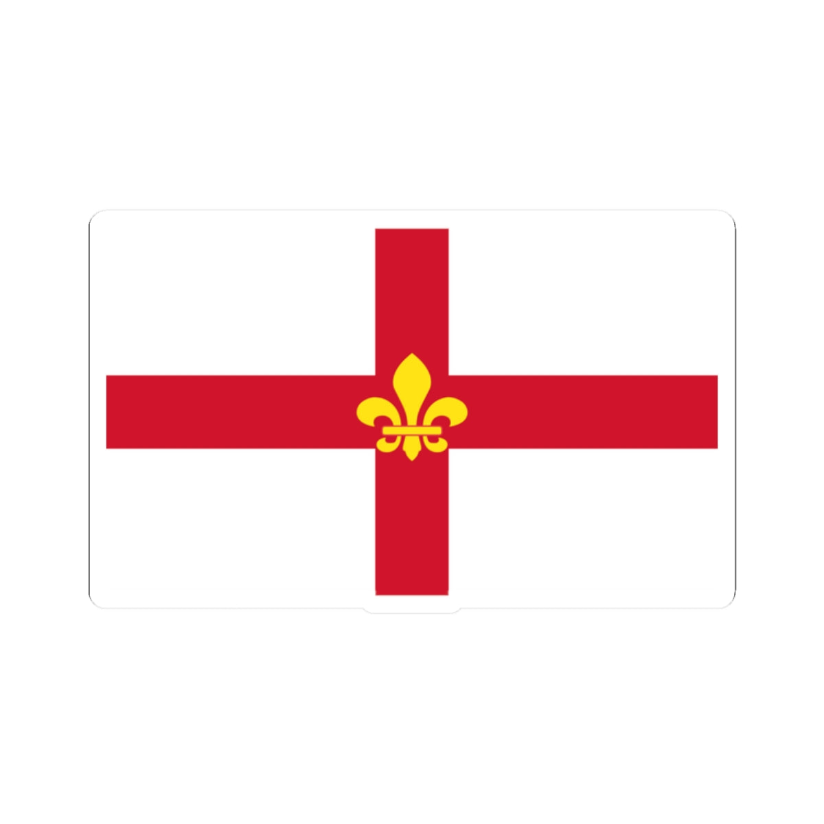 Flag of Lincoln (England) STICKER Vinyl Kiss-Cut Decal