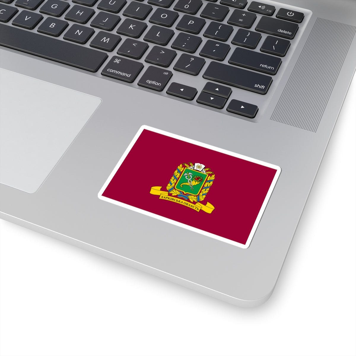 Flag of Kharkiv Oblast Original (Ukraine) STICKER Vinyl Kiss-Cut Decal