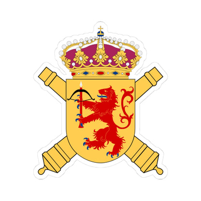 Smålands artilleriregemente vapen (Sweden) (Coat of Arms) STICKER Vinyl Kiss-Cut Decal