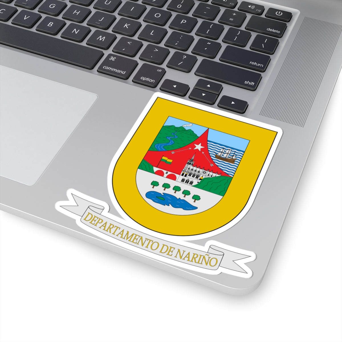 Escudo de Nariño (Colombia) (Coat of Arms) STICKER Vinyl Kiss-Cut Decal