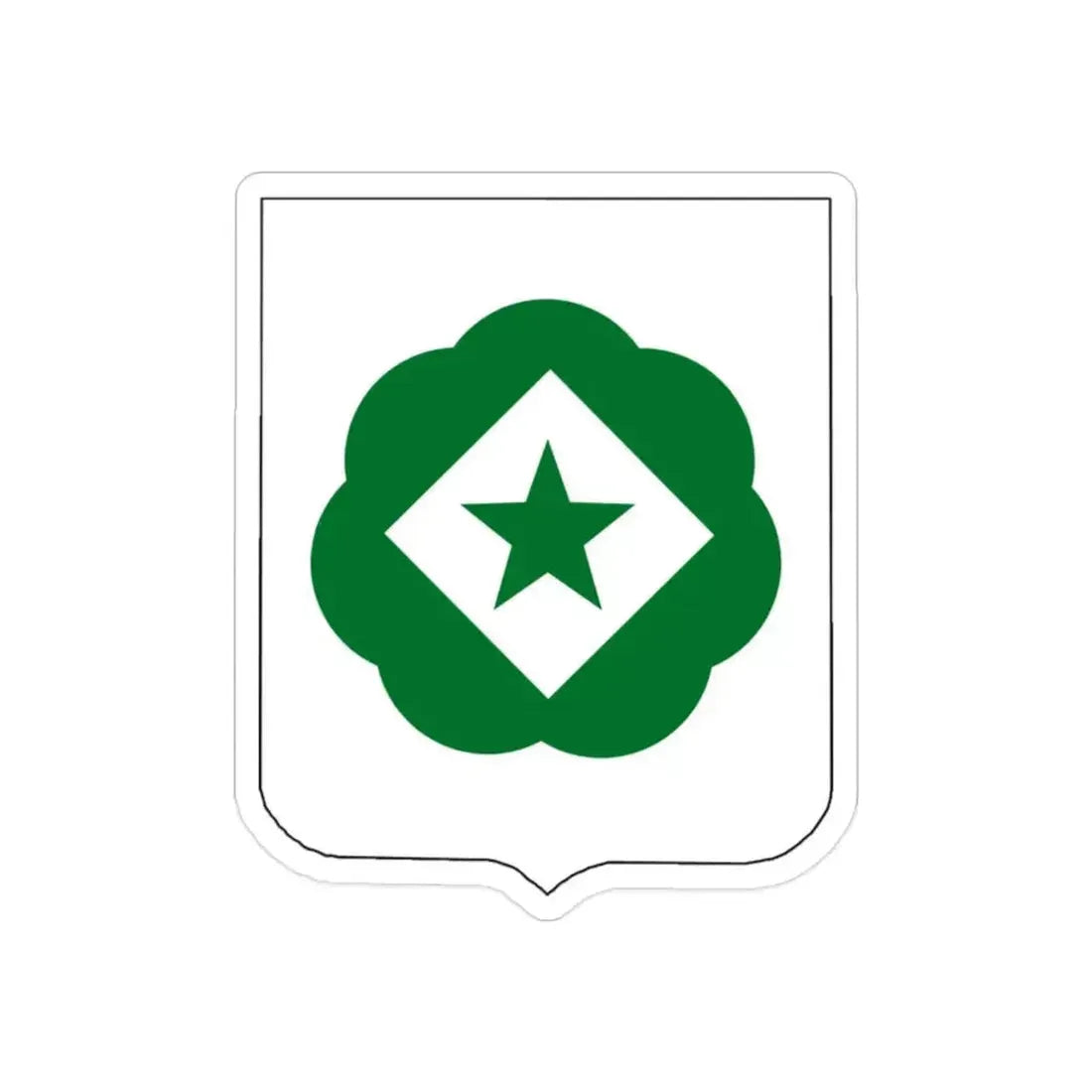 745th Tank Battalion (U.S. Army) REVERSE PRINT Transparent Die-Cut STICKER 2 Inch Die-Cut Transparent - The Sticker Space