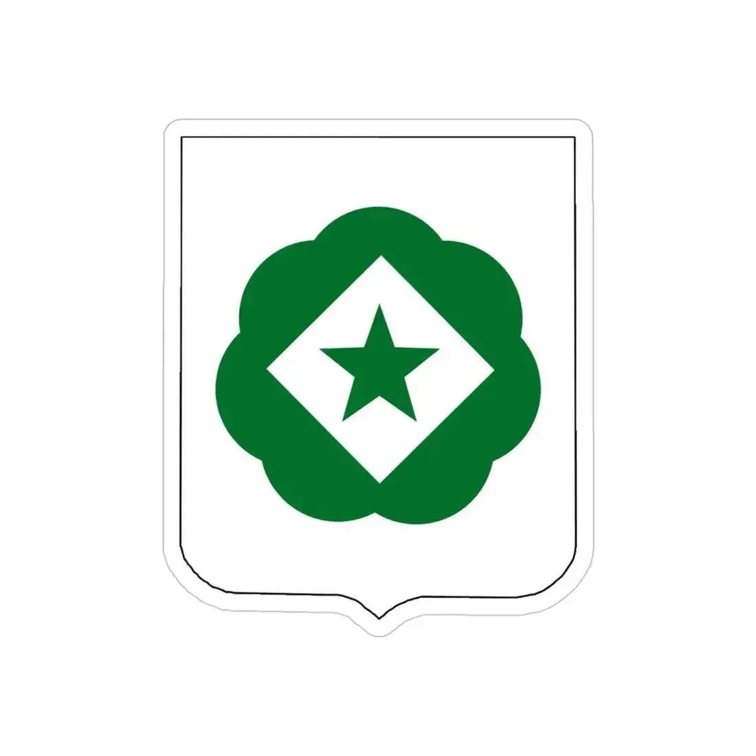 745th Tank Battalion (U.S. Army) REVERSE PRINT Transparent Die-Cut STICKER 4 Inch Die-Cut Transparent - The Sticker Space