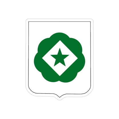 745th Tank Battalion (U.S. Army) REVERSE PRINT Transparent Die-Cut STICKER 4 Inch Die-Cut Transparent - The Sticker Space