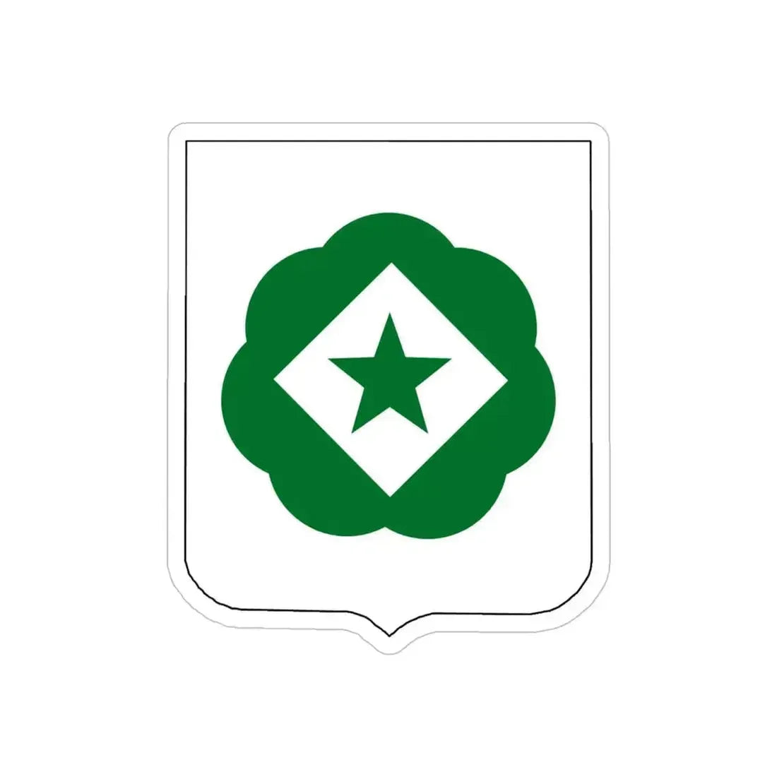 745th Tank Battalion (U.S. Army) REVERSE PRINT Transparent Die-Cut STICKER 5 Inch Die-Cut Transparent - The Sticker Space