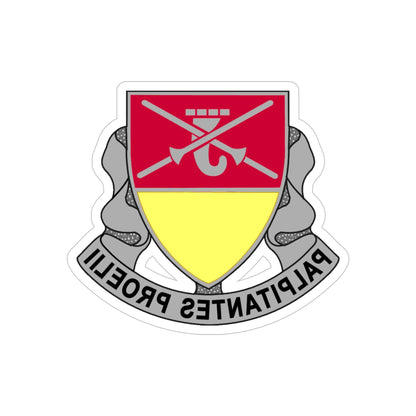 746 Maintenance Battalion (U.S. Army) REVERSE PRINT Transparent STICKER-5" × 5"-The Sticker Space