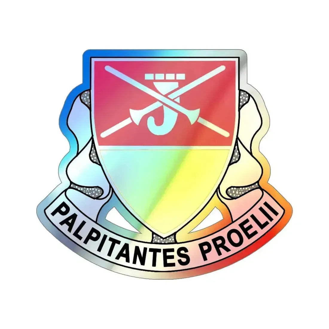 746 Maintenance Battalion (U.S. Army) Holographic STICKER Die-Cut Vinyl Decal 5 Inch Holographic - The Sticker Space