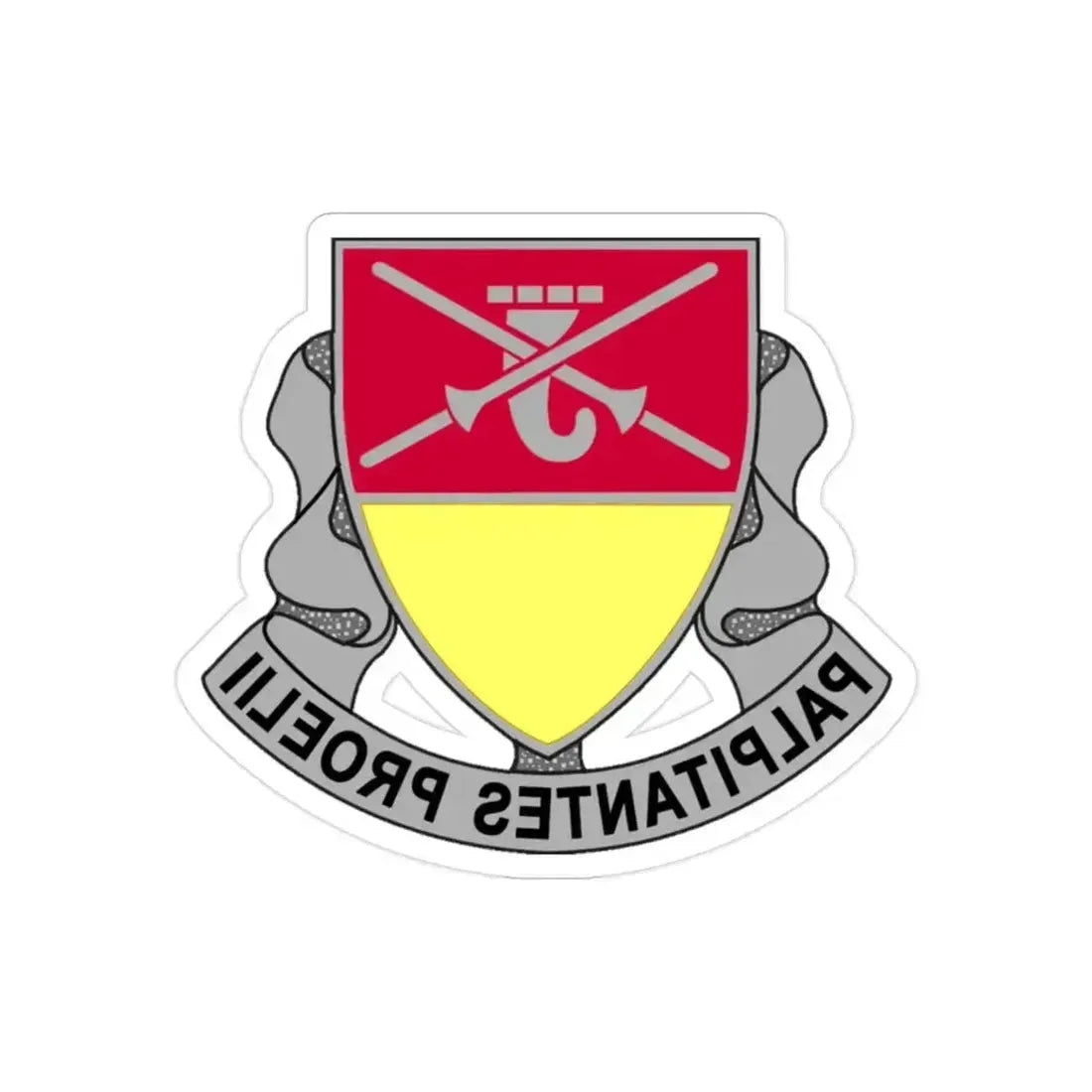746 Maintenance Battalion (U.S. Army) REVERSE PRINT Transparent Die-Cut STICKER 2 Inch Die-Cut Transparent - The Sticker Space