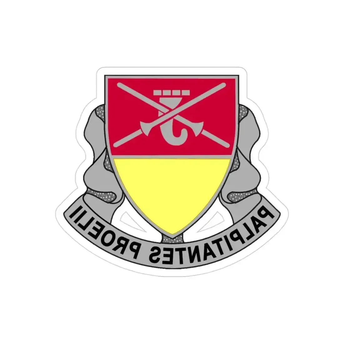 746 Maintenance Battalion (U.S. Army) REVERSE PRINT Transparent Die-Cut STICKER 3 Inch Die-Cut Transparent - The Sticker Space
