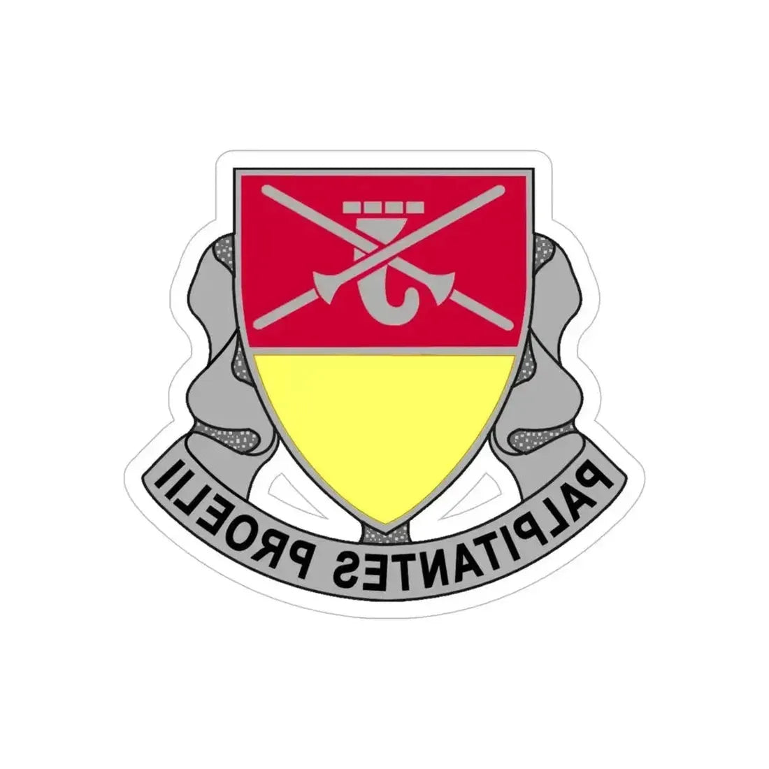 746 Maintenance Battalion (U.S. Army) REVERSE PRINT Transparent Die-Cut STICKER 6 Inch Die-Cut Transparent - The Sticker Space