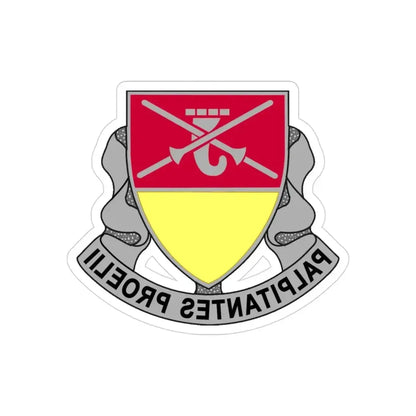 746 Maintenance Battalion (U.S. Army) REVERSE PRINT Transparent Die-Cut STICKER - The Sticker Space