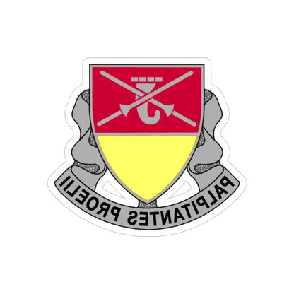 746 Maintenance Battalion (U.S. Army) REVERSE PRINT Transparent Die-Cut STICKER - The Sticker Space