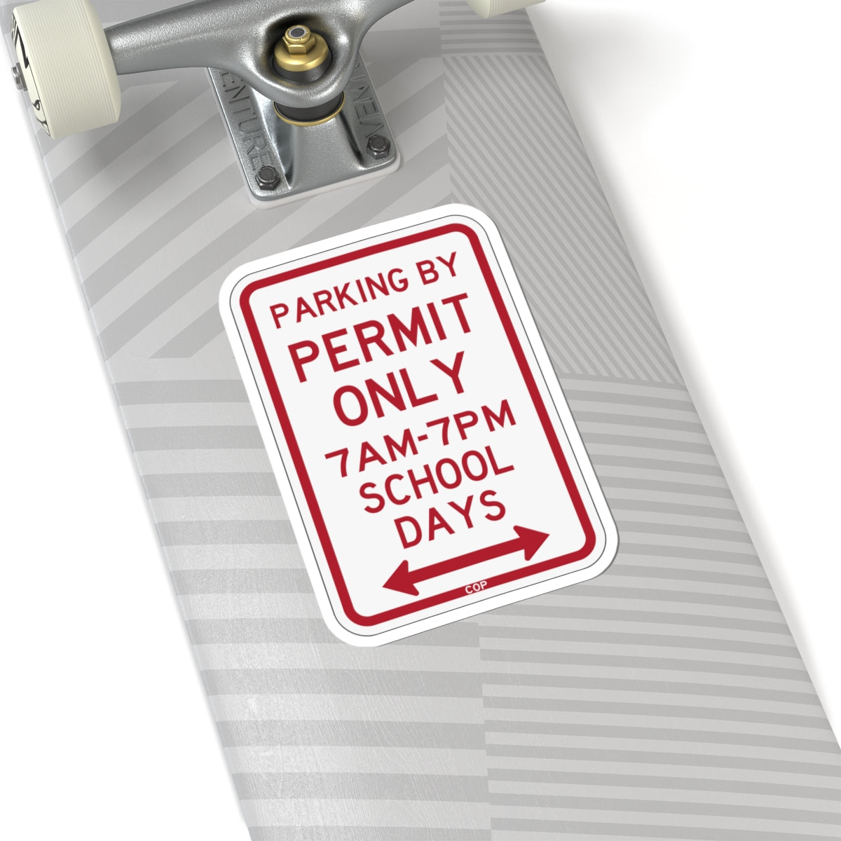 PBOT Road sign P4456D (Oregon) (Road Sign) STICKER Vinyl Kiss-Cut Decal