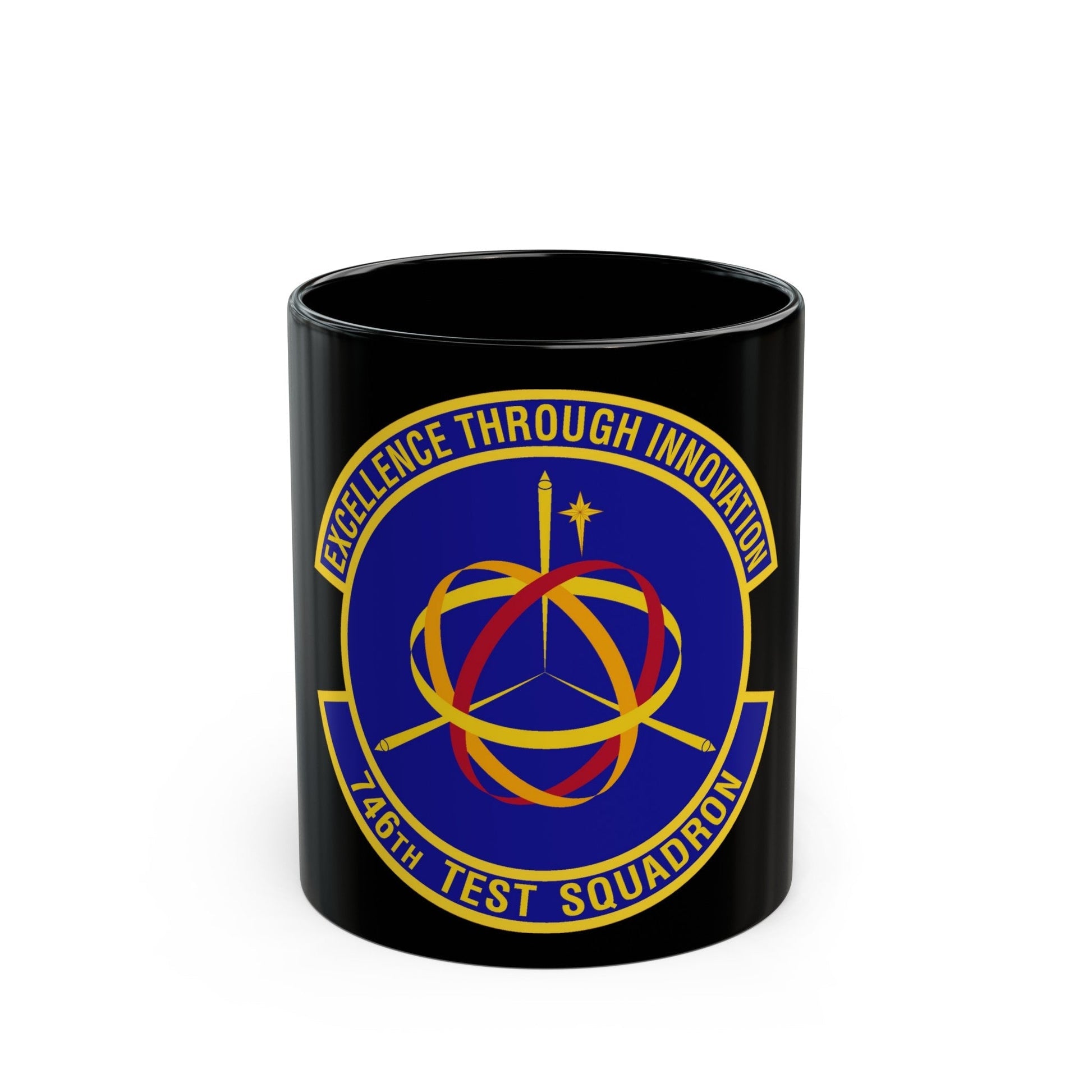 746th Test Squadron (U.S. Air Force) Black Coffee Mug-11oz-The Sticker Space