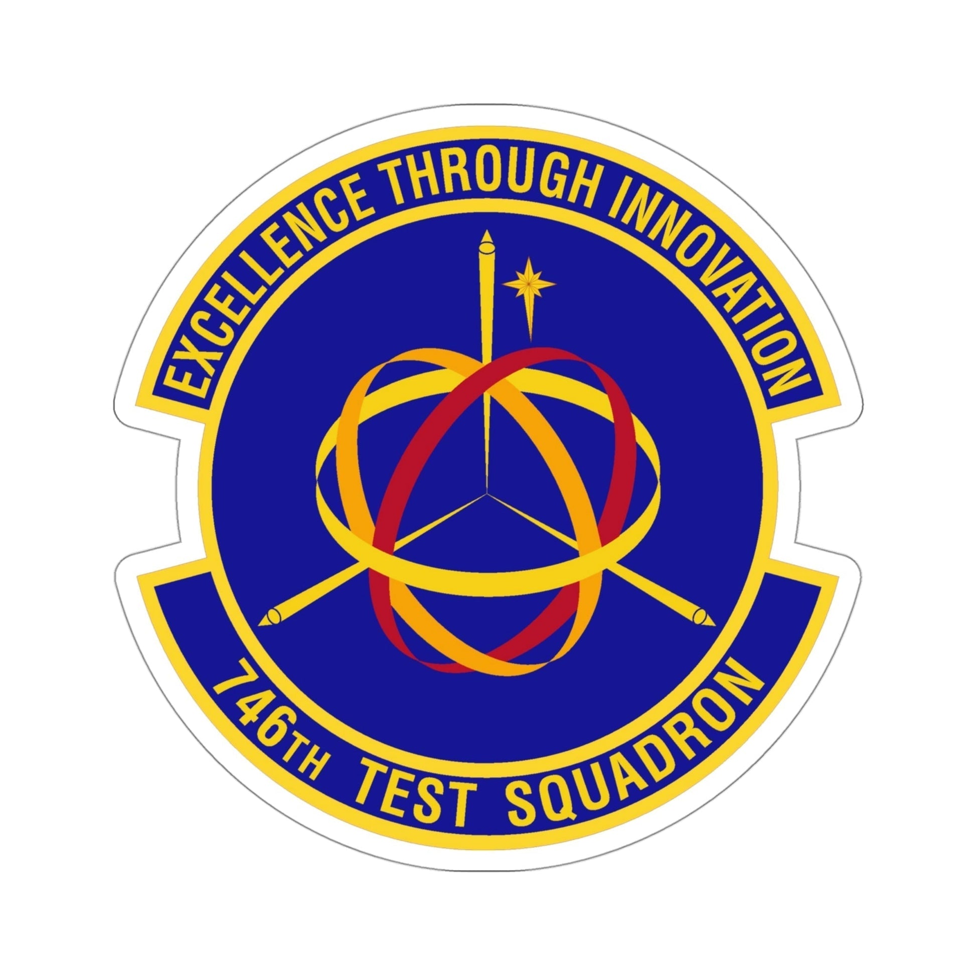 746th Test Squadron (U.S. Air Force) STICKER Vinyl Die-Cut Decal-4 Inch-The Sticker Space