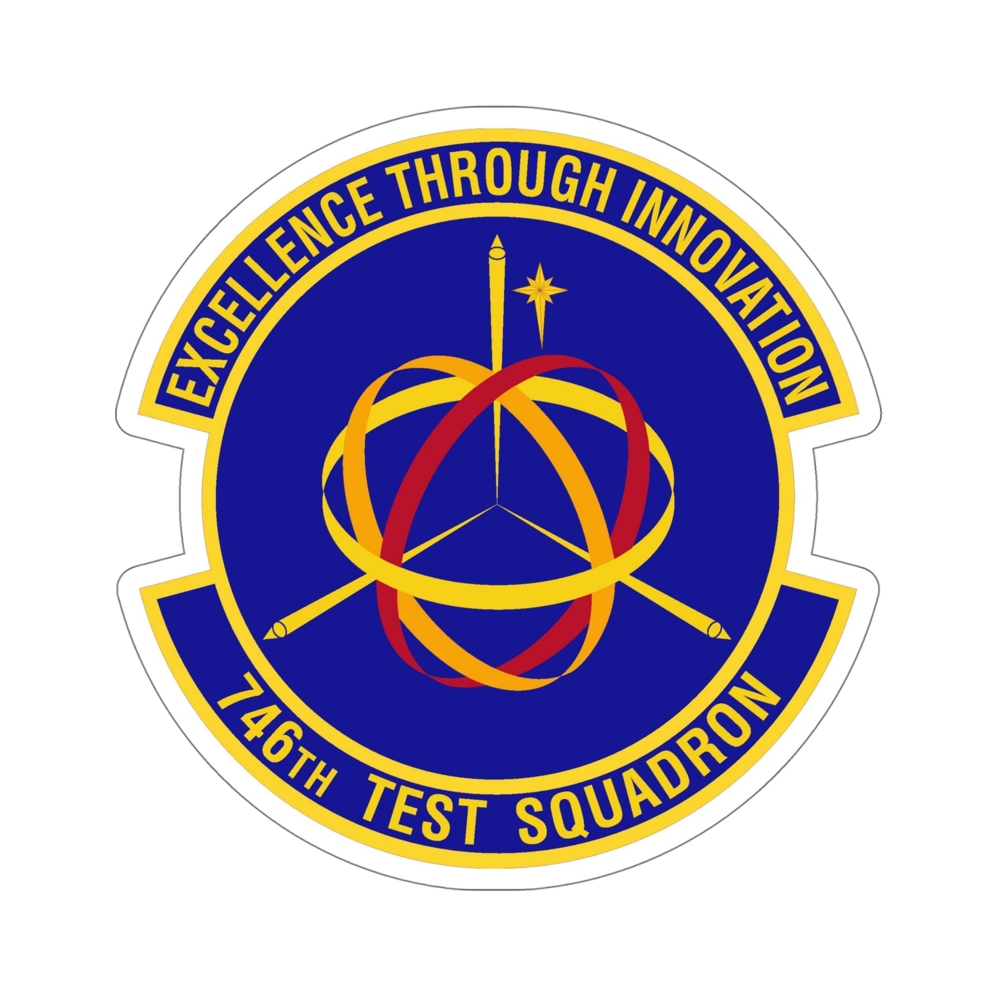 746th Test Squadron (U.S. Air Force) STICKER Vinyl Die-Cut Decal-6 Inch-The Sticker Space