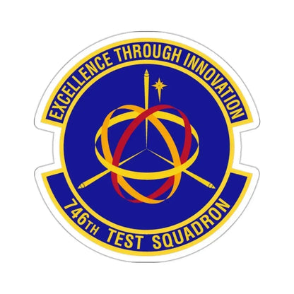 746th Test Squadron (U.S. Air Force) STICKER Vinyl Kiss-Cut Decal 2 Inch White - The Sticker Space