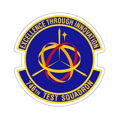 746th Test Squadron (U.S. Air Force) STICKER Vinyl Kiss-Cut Decal 6 Inch White - The Sticker Space