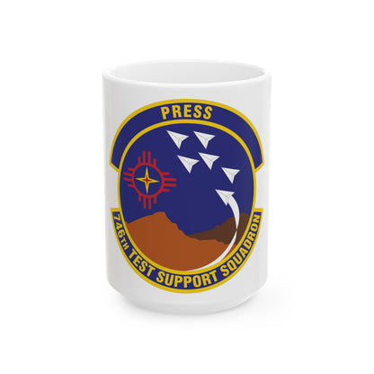 746th Test Support Squadron (U.S. Air Force) White Coffee Mug-15oz-The Sticker Space