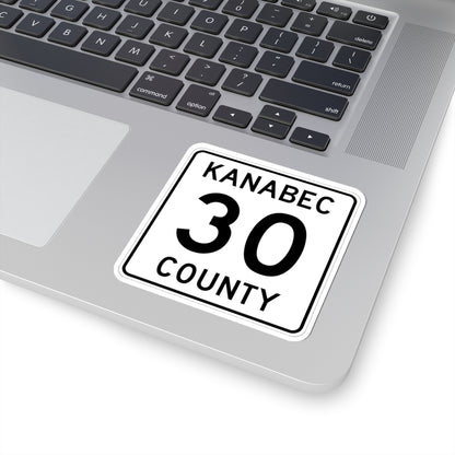 Kanabec County 30 MN (Minnesota) (Road Sign) STICKER Vinyl Kiss-Cut Decal