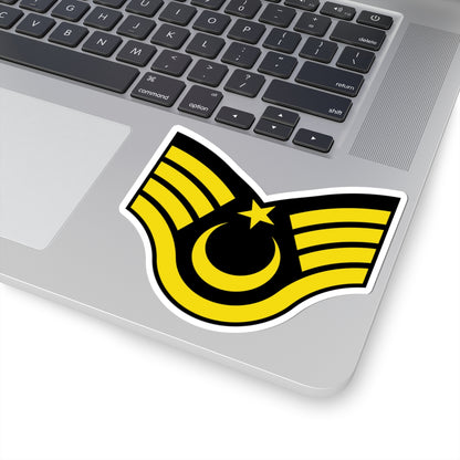 Army TUR OR 07a (Turkey) (Military Rank) STICKER Vinyl Kiss-Cut Decal