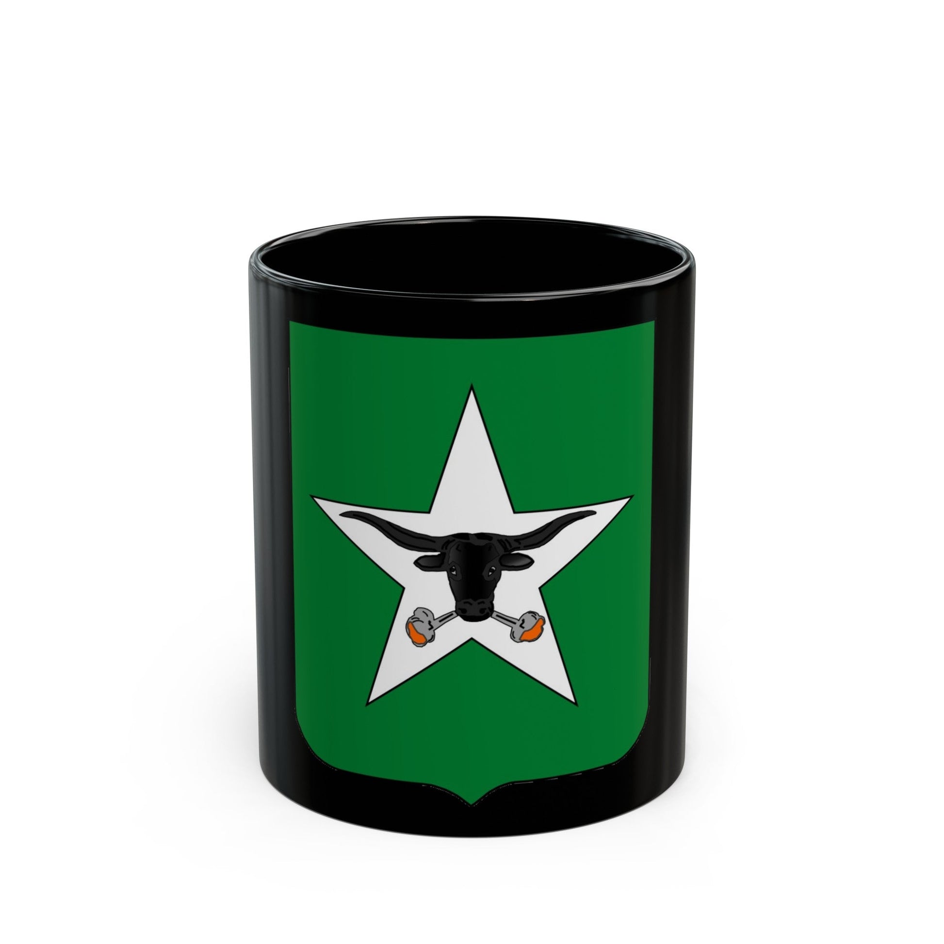 747th Tank Battalion (U.S. Army) Black Coffee Mug-11oz-The Sticker Space