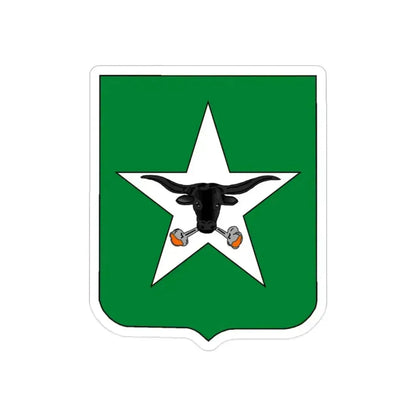 747th Tank Battalion (U.S. Army) REVERSE PRINT Transparent Die-Cut STICKER 2 Inch Die-Cut Transparent - The Sticker Space