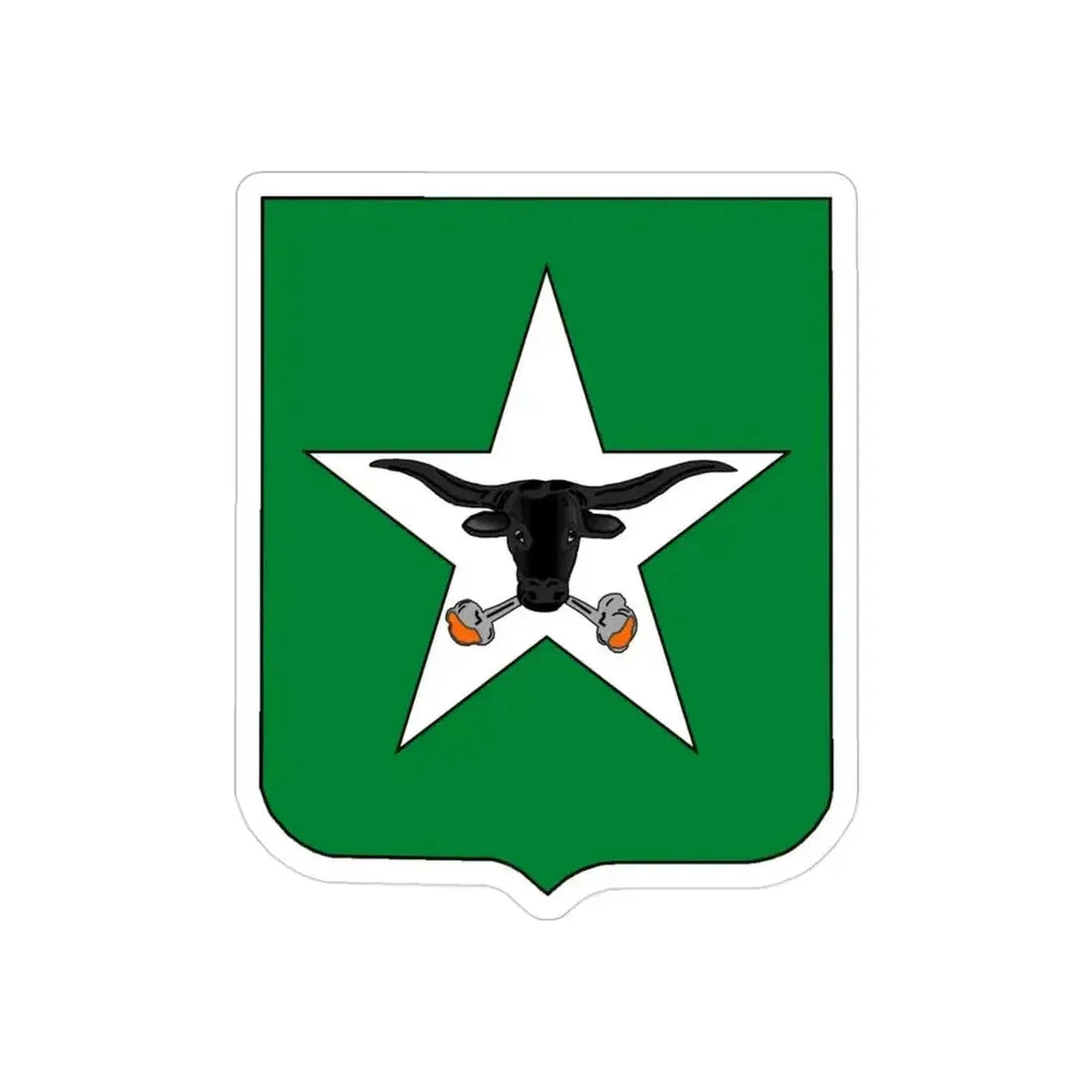 747th Tank Battalion (U.S. Army) REVERSE PRINT Transparent Die-Cut STICKER 3 Inch Die-Cut Transparent - The Sticker Space