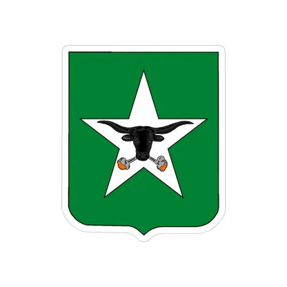 747th Tank Battalion (U.S. Army) REVERSE PRINT Transparent Die-Cut STICKER 3 Inch Die-Cut Transparent - The Sticker Space