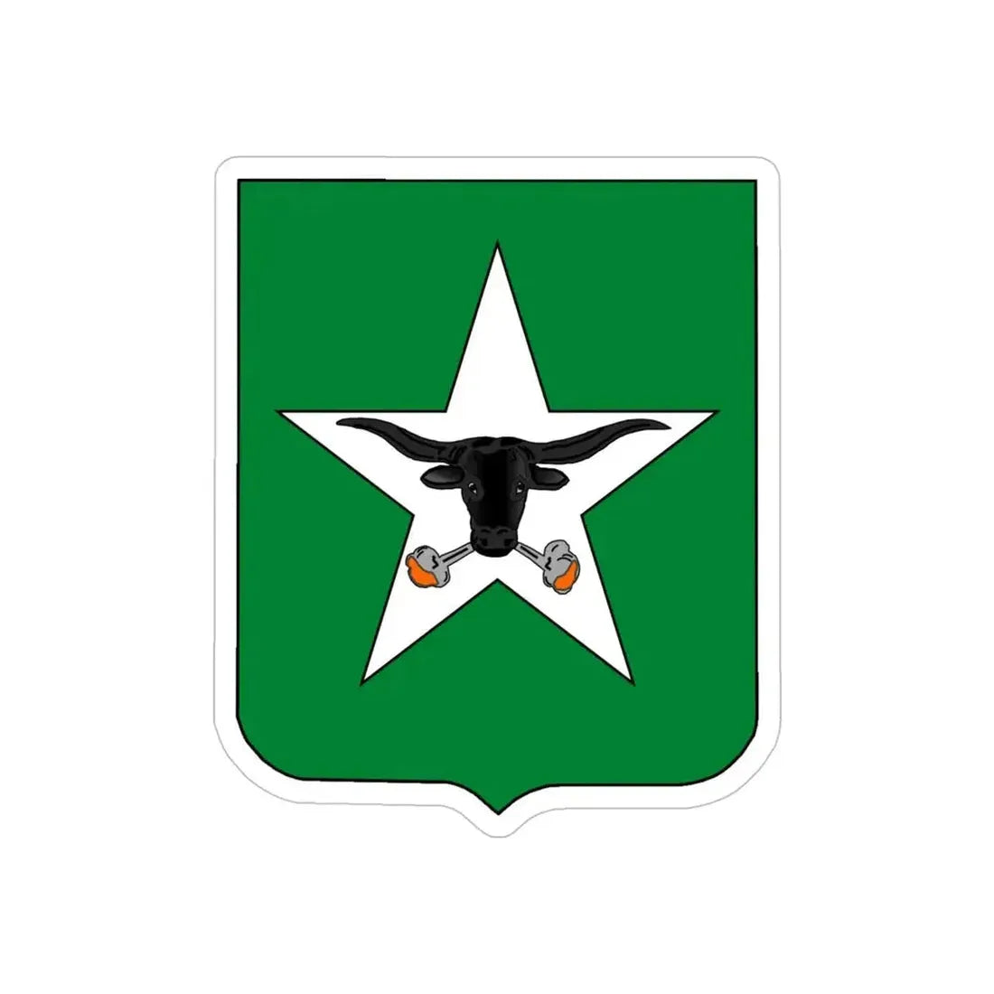 747th Tank Battalion (U.S. Army) REVERSE PRINT Transparent Die-Cut STICKER 5 Inch Die-Cut Transparent - The Sticker Space