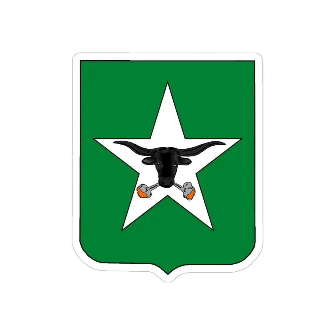 747th Tank Battalion (U.S. Army) REVERSE PRINT Transparent Die-Cut STICKER 6 Inch Die-Cut Transparent - The Sticker Space