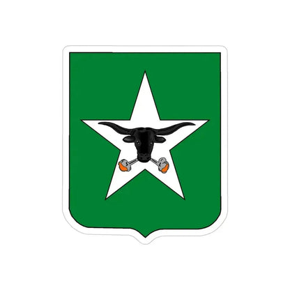 747th Tank Battalion (U.S. Army) REVERSE PRINT Transparent Die-Cut STICKER 6 Inch Die-Cut Transparent - The Sticker Space