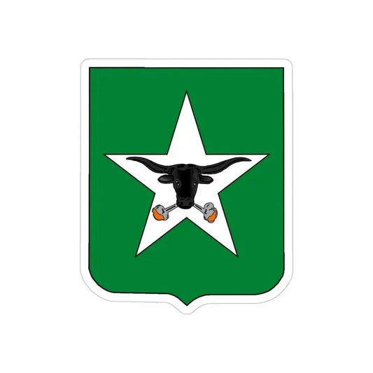 747th Tank Battalion (U.S. Army) REVERSE PRINT Transparent Die-Cut STICKER 6 Inch Die-Cut Transparent - The Sticker Space