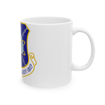 748 Supply Chain Management Group AFMC (U.S. Air Force) White Coffee Mug-The Sticker Space