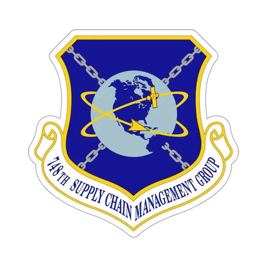 748 Supply Chain Management Group AFMC (U.S. Air Force) STICKER Vinyl Die-Cut Decal 6 Inch - The Sticker Space