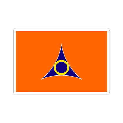 Flag of Ora Gunma (Japan) STICKER Vinyl Kiss-Cut Decal