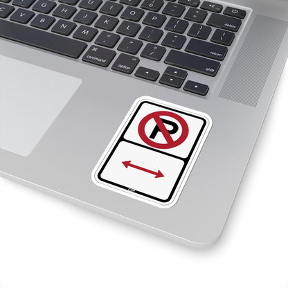 PBOT Road sign P1000D (Oregon) (Road Sign) STICKER Vinyl Kiss-Cut Decal