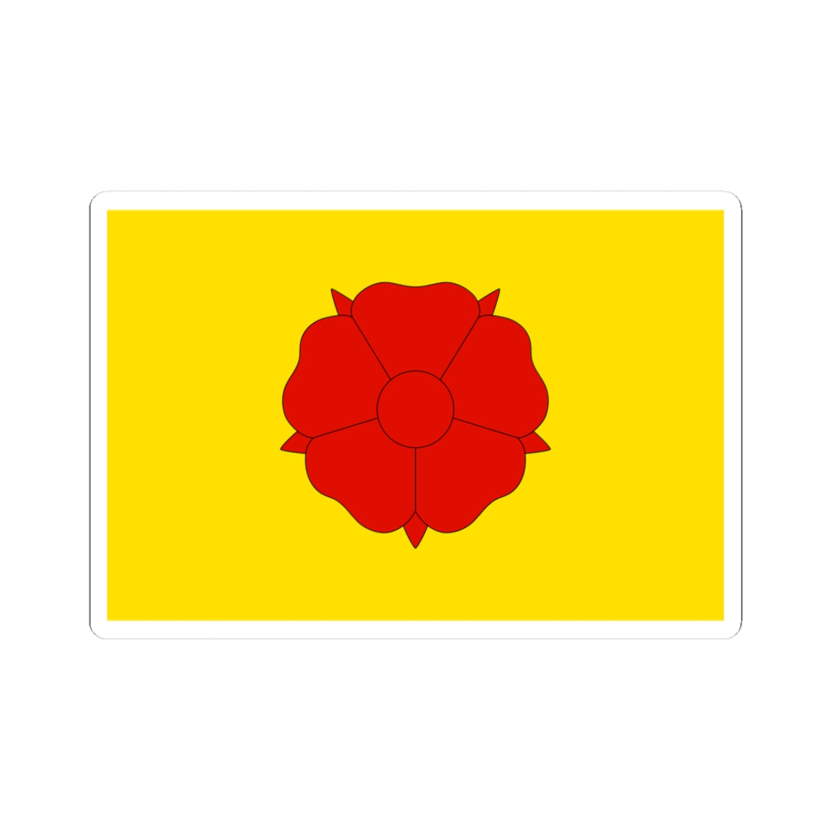 Flag of Sørum (Norway) STICKER Vinyl Kiss-Cut Decal