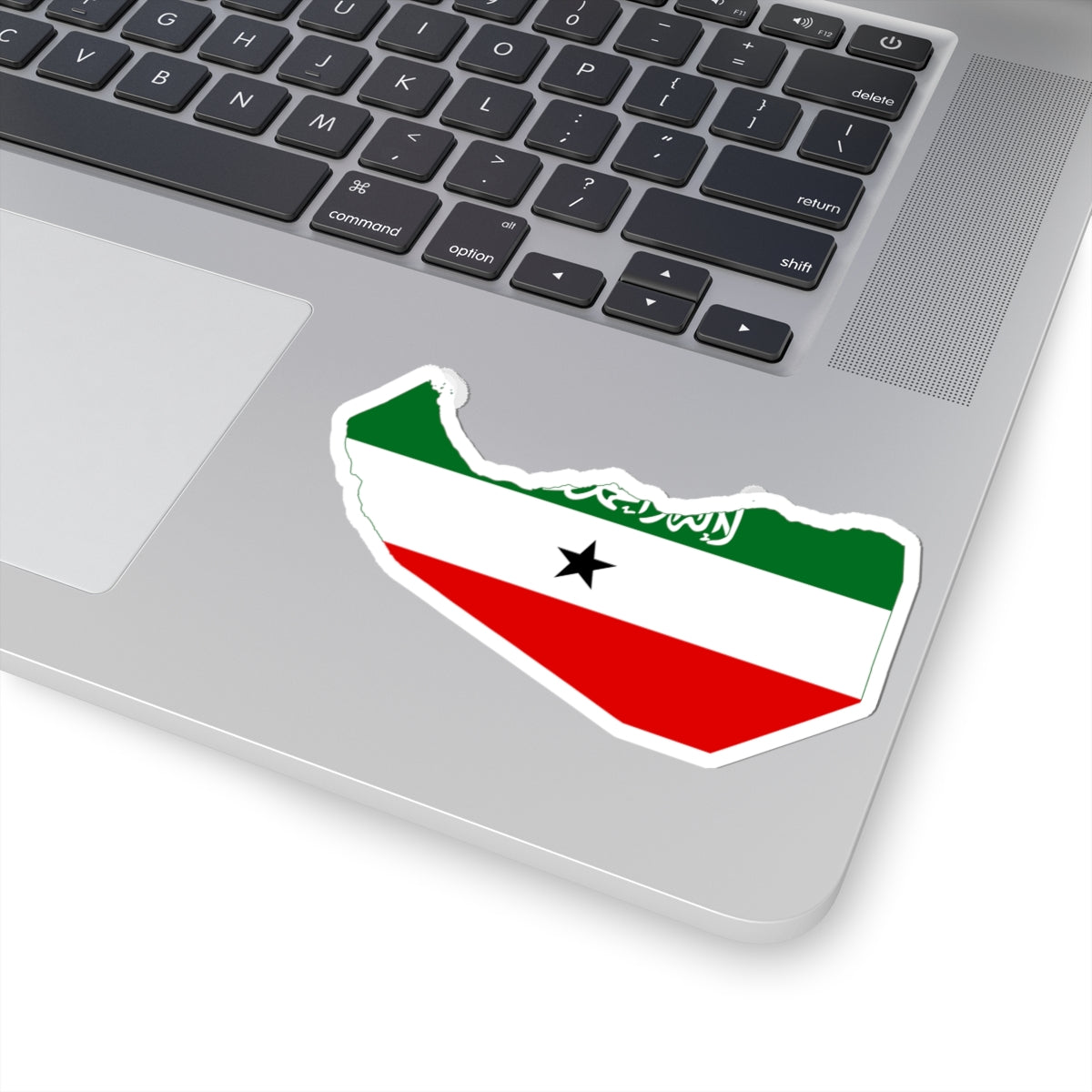 Flag-map of Somaliland (Mali) STICKER Vinyl Kiss-Cut Decal