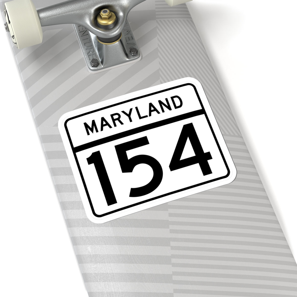 MD Route 154 (Maryland) (Road Sign) STICKER Vinyl Kiss-Cut Decal